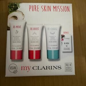 Clarins pure skin mission set